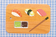 Japanese Sushi Vector Collection, a Food Illustration by jongcreative (Thumbnail 4 of 4)