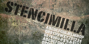 Stencimilla, a Font by GRIN3 (Nowak) (Thumbnail 1 of 3)