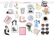 coffee girl clipart png, a Person Illustration by Parinaz Wadia Design (Thumbnail 7 of 10)