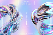 MetaMorph Abstract 3D Objects, an Object Graphic by Freezerondigital (Thumbnail 4 of 16)