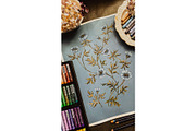 Vintage Bluets Pattern, a Pattern Graphic by MouseGrey (Thumbnail 9 of 14)