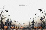 Halloween Clipart in Watercolor, an Object Graphic by Papaya (Thumbnail 7 of 7)