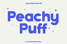 Peachy Puff A Handwritten Sans
