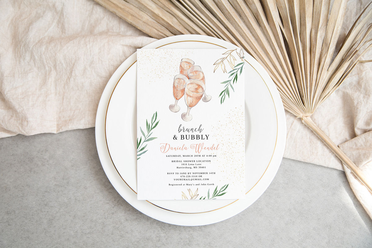 Boho Mockup Bundle,Invitation Mockup, a Product Mockup by ILoveMockupDesign (Photo 9 of 11)