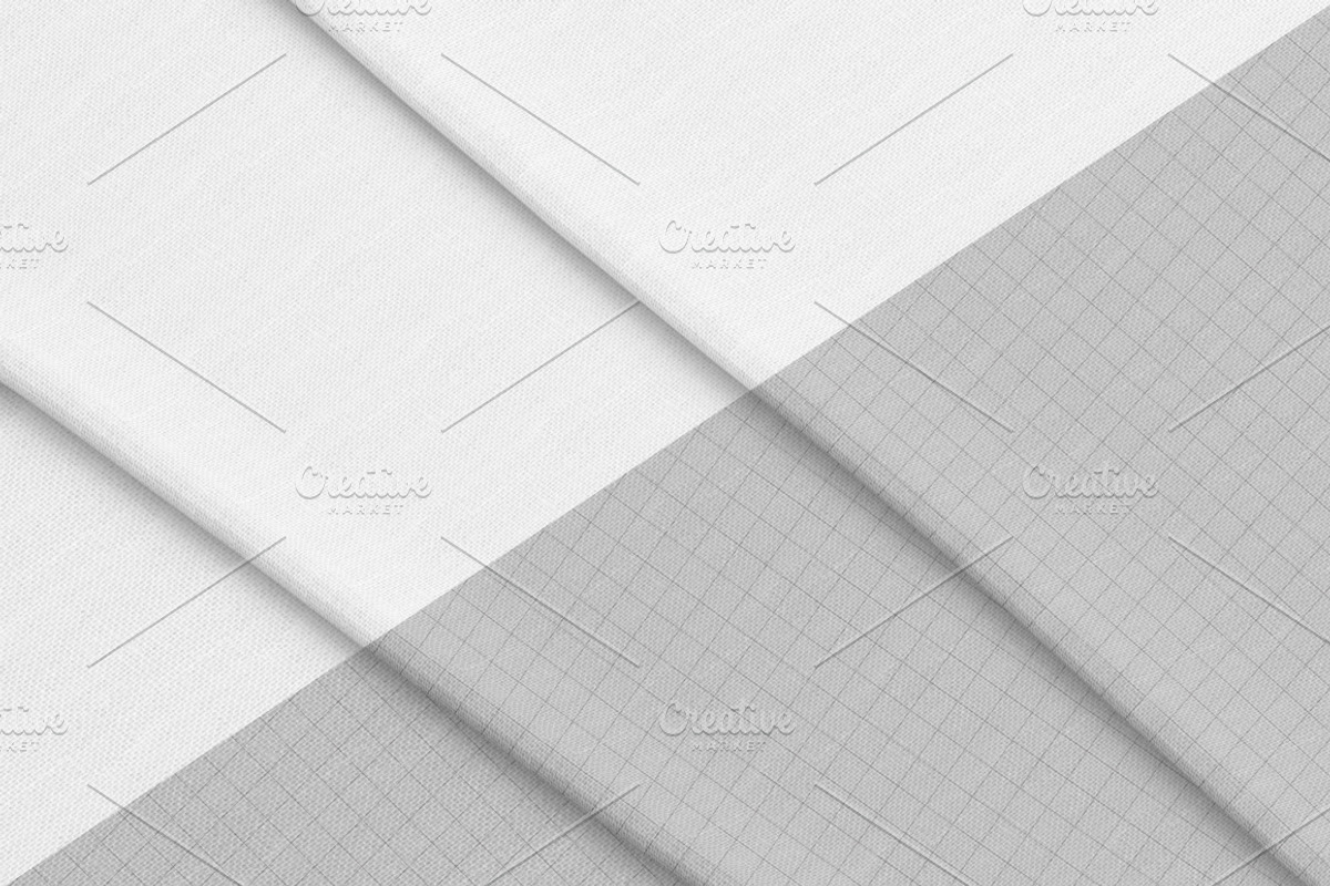 Cotton fabric. PSD object mockup., an Apparel Mockup by NatalyaZelenova (Photo 4 of 6)