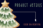 Watercolor christmas cookie tree Cli, an Illustration by CreationArt (Thumbnail 5 of 6)