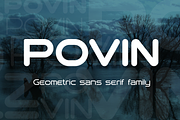 Povin font family, a Sans Serif Font by vlad.berla (Thumbnail 1 of 8)