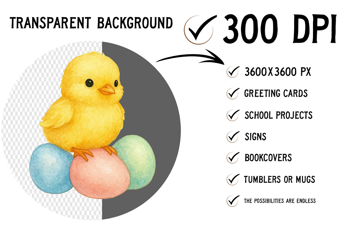 Watercolor Easter Spring Clipart PNG, an Illustration by Craft Nest (Photo 2 of 8)