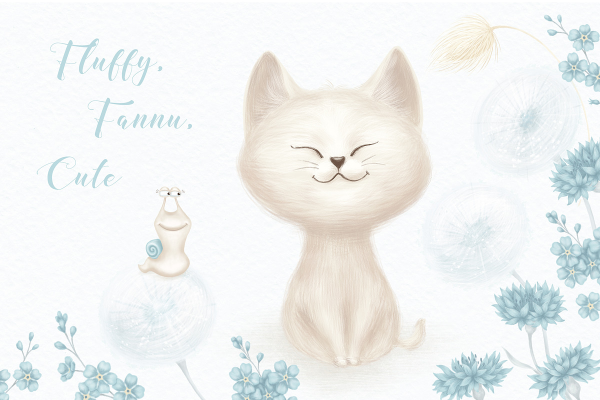 Fluffy, Funny, Cute, a Decorative Illustration by MeadowFox (Photo 1 of 8)