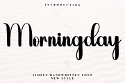 Morningday, a Handwritten Font by InermediaSTUDIO (Thumbnail 1 of 7)
