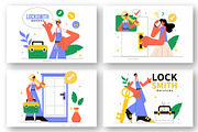 9 Locksmith Service Illustration, a Work Illustration by denayunebgt (Thumbnail 2 of 3)