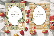 Hand-Painted Vegetable Clipart, a Food Illustration by LenArt (Thumbnail 9 of 15)