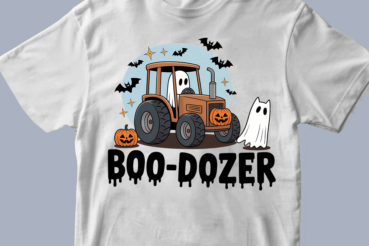 Boo Dozer Halloween Tractor PNG, a Graphic by olgasallom (Photo 3 of 3)