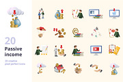 Passive Income 3D Icons Set Bundle, an Object Graphic by Aimagenarium@gmail.com (Thumbnail 1 of 21)