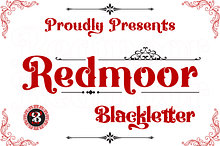 Redmoor - Typeface
