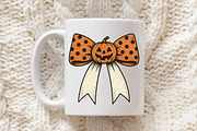 Halloween Bow PNG Pumpkin Ghost, an Illustration by Libby Wishes (Thumbnail 5 of 6)