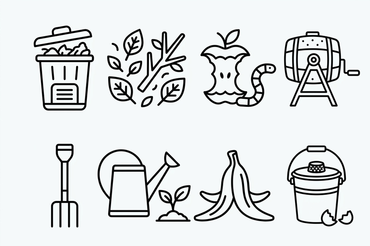 Sustainable Packaging Icon Set, an Outline Icon by adenpinkstore (Photo 8 of 11)