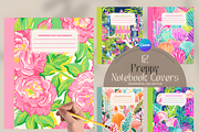 Preppy KDP Composition Notebook, a Social Media Template by Coco Bloom (Thumbnail 1 of 6)