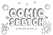Bubble Sketch - Playful Hand-Draw, a Font by KiddoGlyphs Studio (Thumbnail 2 of 3)
