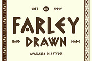CS Farley Drawn, a Sans Serif Font by Craft Supply Co. (Thumbnail 1 of 8)