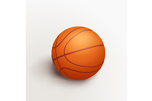an orange basketball ball in, an Object Illustration by IfH