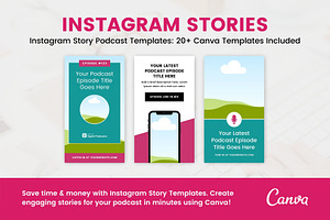 Instagram Story Podcast Templates