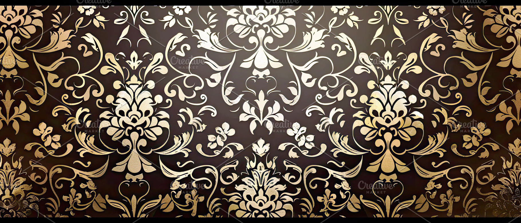 vector, vintage wallpaper ,with flow, a Photo by LOGOCREATIVE