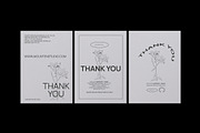 postcard thank you card collection, a Stationery Template by Replika Machine (Thumbnail 5 of 7)