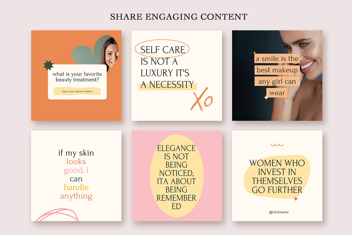 Lady Boss Inspiration Quotes, a Social Media Template by Kseniia_Design (Photo 4 of 10)