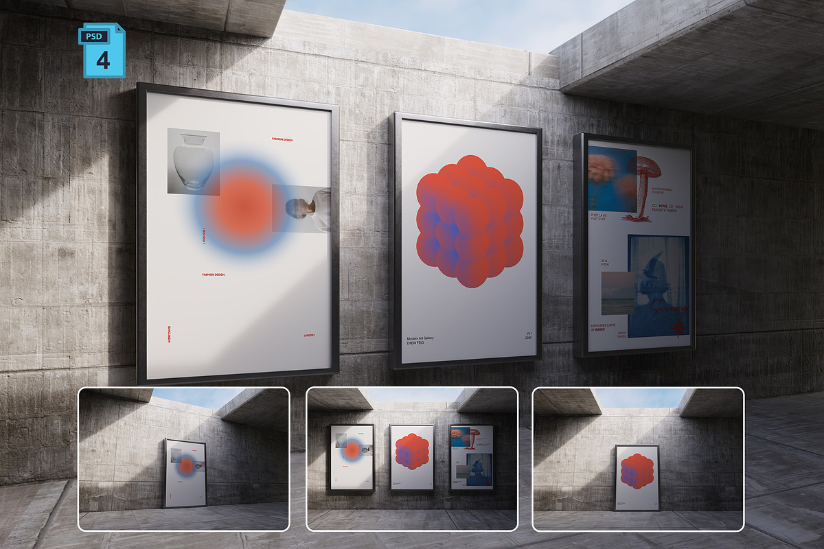 Vertical Billboard Mockup, an Advertising Mockup by Momogi (Photo 1 of 5)