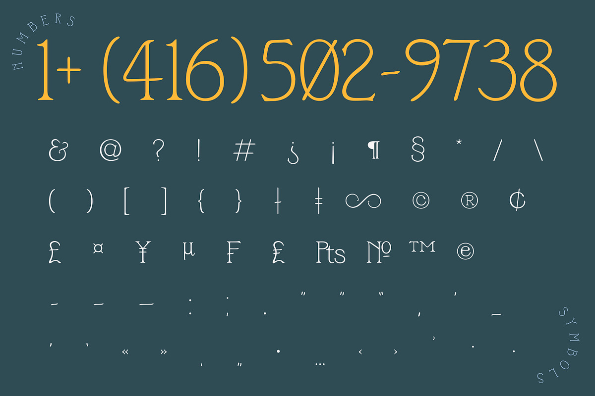 Sycamore — Display Font preview 4