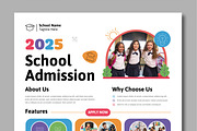 School Admission Social Media Poster, a Social Media Template by MightyDesign (Thumbnail 3 of 7)