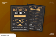 Barbershop Promotion Flyer, a Flyer Template by Annora Studio (Thumbnail 1 of 6)