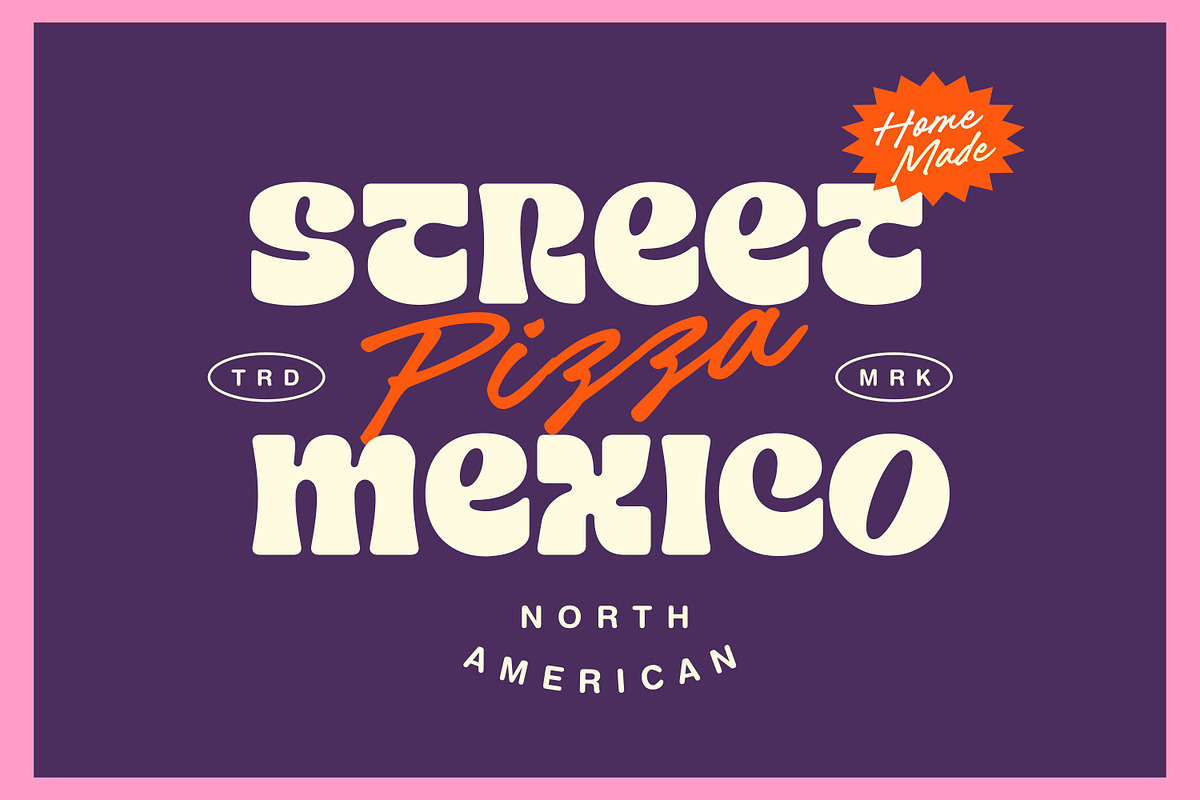 Retro Star Display Font, a Sans Serif Font by Genetype (Photo 5 of 9)