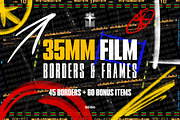 Film Borders & Frames Mega Bundle, a Texture Graphic by dbdslondon (Thumbnail 1 of 9)