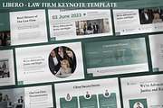 Libero - Law Firm Keynote Template, a Presentation Template by SlideFactory (Thumbnail 1 of 4)