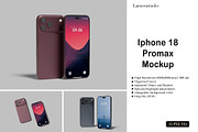 Iphone 18 Promax Screen Mockup, an iPhone Mockup by lamorastudio (Thumbnail 11 of 11)