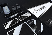 Black And White Corporate Identity, a Stationery Template by Marvel (Thumbnail 3 of 5)