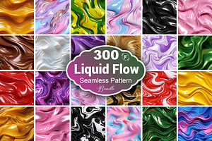3D Liquid Seamless Pattern