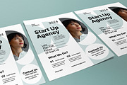 Minimalist Start Up Agency Flyer, a Resume Template by graphicook (Thumbnail 3 of 3)