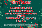 Gifty Glory, a Sans Serif Font by HATFSTUDIO (Thumbnail 8 of 8)