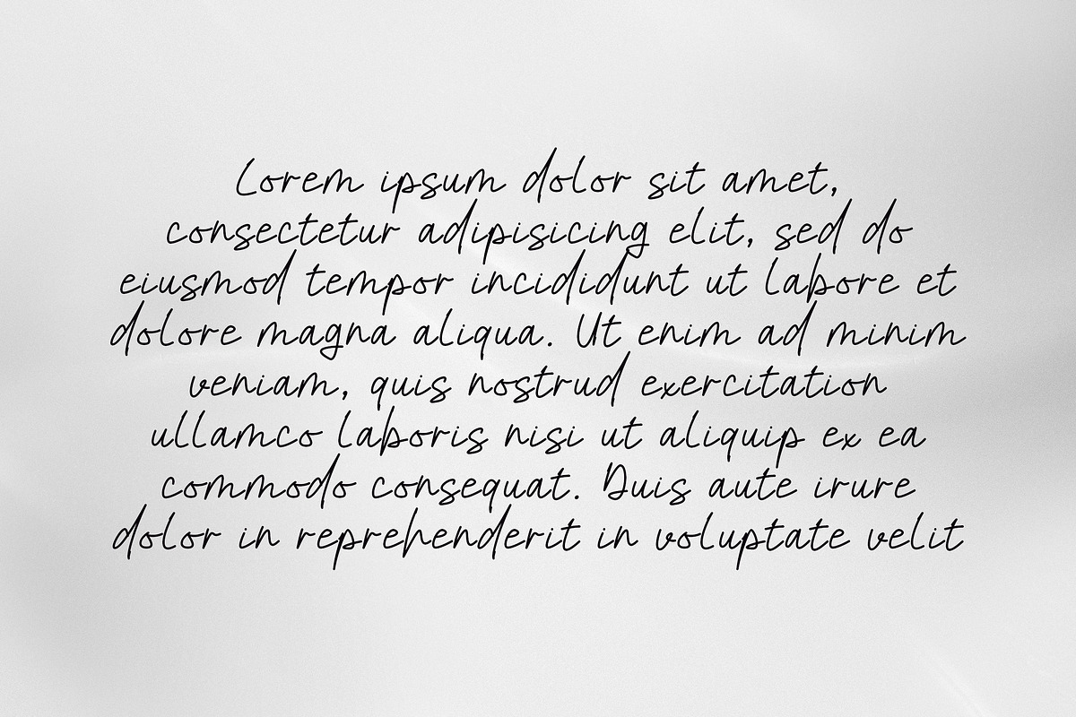 Kafine Bliss - Monoline Font, a Handwritten Font by Fontcastle (Photo 4 of 5)