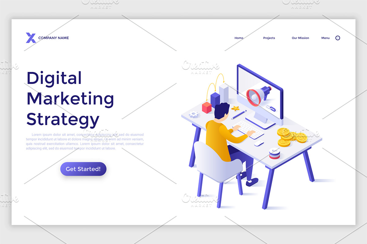 Isometric Solutions Mini. Part 13, a Templates & Theme by Andrew Kras Design (Photo 8 of 15)