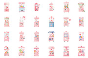 Claw Machine with Valentine Clipart, an Illustration by Sublimation Artist (Thumbnail 2 of 6)