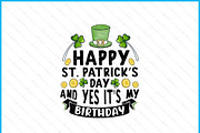Happy St Patricks Day My Birthday, a Graphic by Creativeusart (Thumbnail 4 of 4)