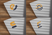 Elegant E: 4 Vector Logo Icon Design, a Branding & Logo Template by DesignBox (Thumbnail 1 of 5)