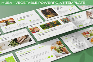 Huba - Vegetable Powerpoint Template, a Presentation Template by SlideFactory