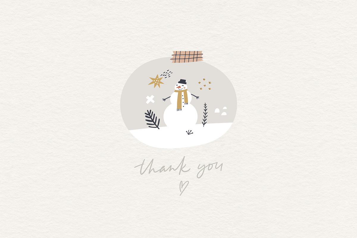 Scandi Christmas: map & card creator, a Decorative Illustration by Olia (Photo 19 of 19)