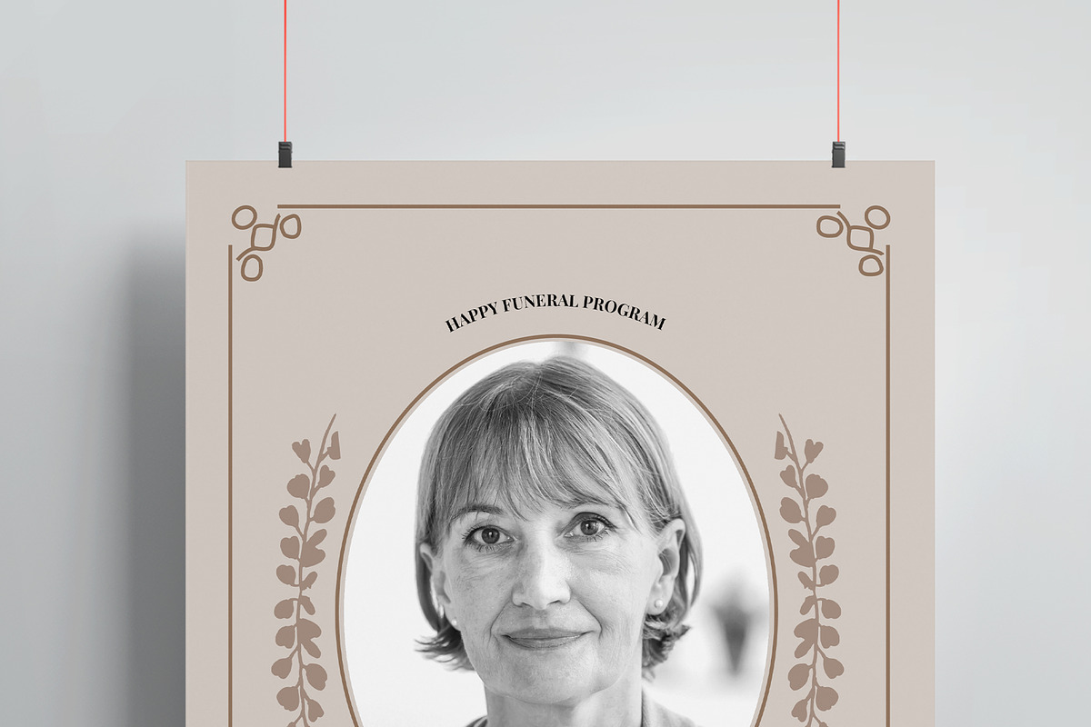 Funeral Programs Template, a Stationery Template by MightyDesign (Photo 2 of 8)