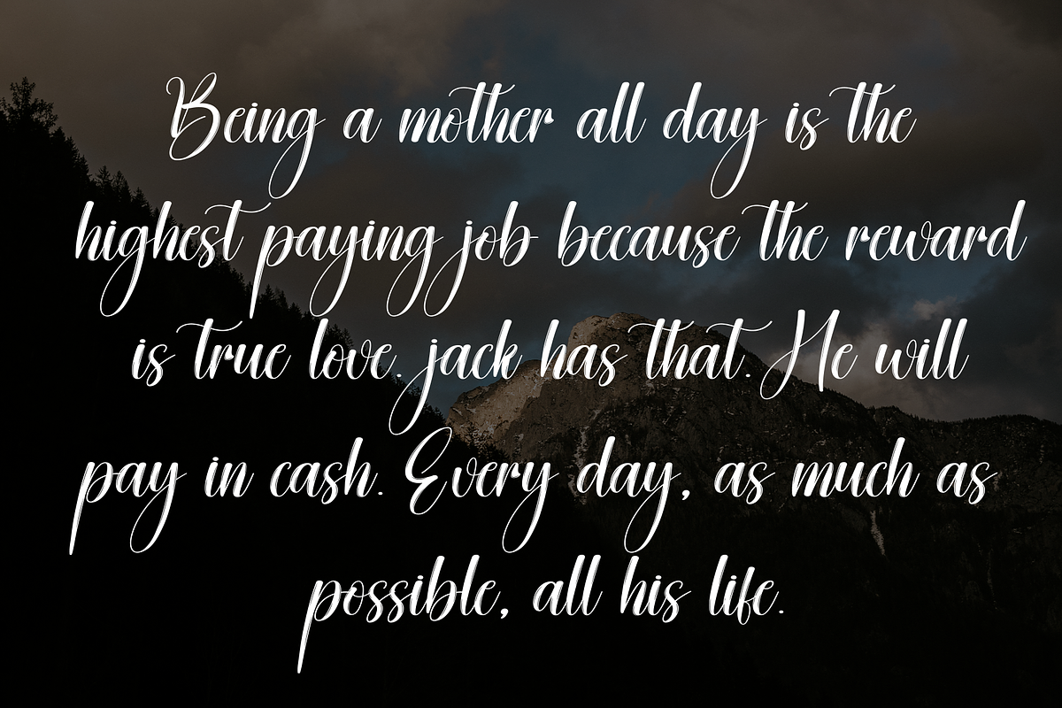 Deutsch | Script Font, a Handwritten Font by Scratchones (Photo 6 of 9)
